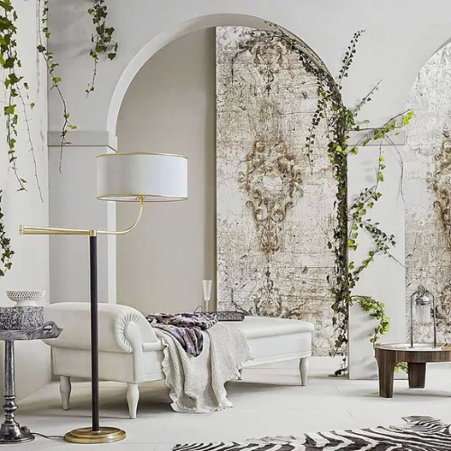 salon-blanc-avec-fresque
